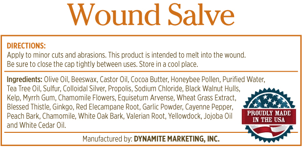 Wound Salve - A Careful Blend of Natural Ingredients